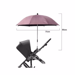 UV Protection Baby Stroller Umbrella With Clamp Universal Sunscree Rainproof Stroller Cover Umbrella Baby Stroller Accessori ...