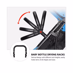 Stroller Bar Handle Bumper Baby Infant Armrest Accessories Pram Crossbar Security Belly Parts Pushchair Safety Handlebar - Black