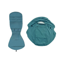 COLU KID Hood & Mattress For Babyzen Yoyo2 Yoya Baby Stroller Accessories Sun Canopy and Replacement Seat Cushion for YOYO - 175 Aqua