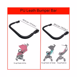 Stroller Accessories Bumper Bar Leather Armrest Handlail For gb Pockit+ All City, gb Pockit Air and gb Pockit+ All-terrain - For gb Air