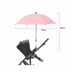 UV Protection Baby Stroller Umbrella With Clamp Universal Sunscree Rainproof Stroller Cover Umbrella Baby Stroller Accessori ...