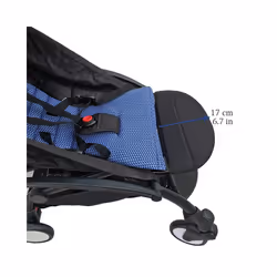 1:1 Baby Stroller Accessories Leg Rest, Extended Foot Rest Compatible With Babyzen YOYO and Babyzen YOYO2 - black