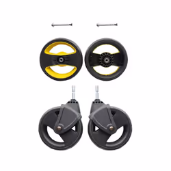 Universal Stroller Wheels Baby Trolley Wheels Baby Cart Wheels Front And Back Wheel Cart Accessories for Baby Trolley - front wheel