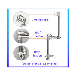 Wheelchair Accessories  Umbrella For chair Stroller 360 Adjustable Umbrella Stretch Mount Stand for Rolling Chair wheelchair - type2