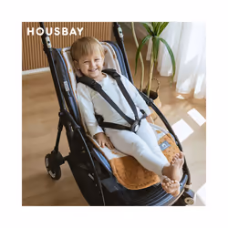 Stroller Cushion Universal Baby Pram Seat Pad Winter Soft Comfortable Cotton Kids Pushchair Car Mat Stroller Accessories - Grass