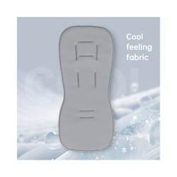 Stroller Cushion Universal Baby Pram Seat Pad Winter Soft Comfortable Cotton Kids Pushchair Car Mat Stroller Accessories - Dark Gray