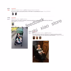 MomTan Baby Stroller Accessories Armrest PU Leather Bumper Bar Handrail Extend Footboard Hook For Babyzen YOYO 2  YOYO+ - EVA x Board