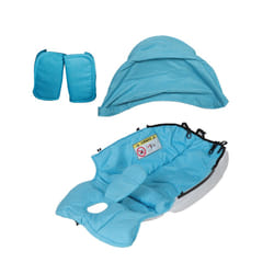 Doona Stroller Accessories Canopy Seat Cover For 4in1 Car Seat Change Washing Kit Strollers Sunshade Mattress Fit Foofoo - blue