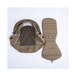 175 Sunshade &Seat Cushion for Yoyo/Yoyo2/Yoya 2Pcs/Set Hood &Mattress with Stroge Bag Breathable Mesh Stroller Accessories - 2pcs toffee