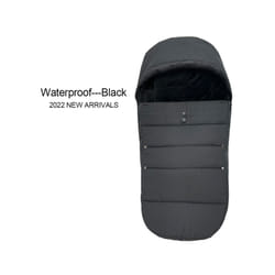 Universal Baby Strolle Accessories Footmuff  Warm Sleepsacks Pram Waterproof Socks For Babyzen YOYO Baby Stroller Accessories - Waterproof black B