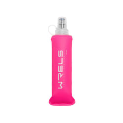 Outdoor Collapsible Silicone Bite Size Water Bottle Running Camping Hiking Travel Convenient Water Bottle - pink-250ml