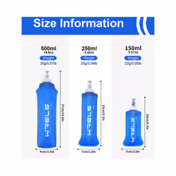 Outdoor Collapsible Silicone Bite Size Water Bottle Running Camping Hiking Travel Convenient Water Bottle - pink-250ml