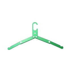 Lightweight Aluminum-Alloy Multifunction Portable Folding Clothes Hanger Outdoor - Green