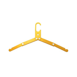 Lightweight Aluminum-Alloy Multifunction Portable Folding Clothes Hanger Outdoor - Gold
