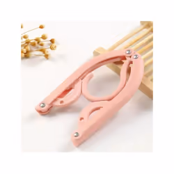 Multifunctional Folding Clothes Hanger Portable Clothes Hanger Foldable Drying Rack Space Saving Stand - 5PC, Nordic pink
