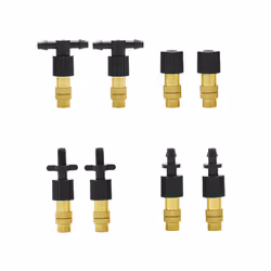 10PCS 5 Types of Micro Drip Irrigation Misting Brass Nozzle Garden Spray Cooling Parts Copper Sprinkler with Connector - F