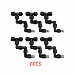 6Pcs Terrarium Spray Adjustable Misting Nozzles 360 Degree Rotating Fogger Sprinkler For Reptiles Greenhouse Quick Connectors ...