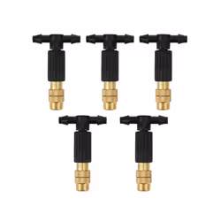 5PCS Adjustable Copper Water Sprinkler Head Automatic Spray Misting Tip Nozzle 4/7 Pipe Watering Irrigation System Garden - 5 ...
