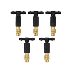 5PCS Adjustable Copper Water Sprinkler Head Automatic Spray Misting Tip Nozzle 4/7 Pipe Watering Irrigation System Garden - 5PCS