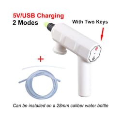 Electric Plant Sprayer USB Rechargeable Automatic Watering Fogger 2 Spray Modes Electric Garden Sprayer Home Garden Cleaning - two keys set A