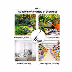 Compact Electric Garden Sprayer Rechargeable Electric Plant Sprayer Ergonomic Handle 3 Nozzles for Versatile Garden Watering - 5m