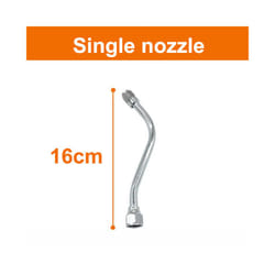 hole Electric Spray Nozzle Atomizing Stainless Steel Fan Nozzle Motorized Sprayer nozzle for Agriculture - 1 hole
