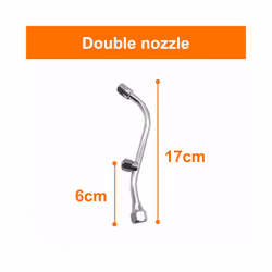 hole Electric Spray Nozzle Atomizing Stainless Steel Fan Nozzle Motorized Sprayer nozzle for Agriculture - 2 holes