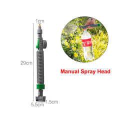 5L Electric Sprayer Garden Automatic Pesticide Sprayer Spray Gun Rechargeable Plant Sprayer Bottle Sprinkler Watering Can - Manual Spray Head