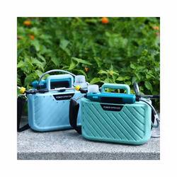 5L Powerful Electric Sprayer with 2 Mist Nozzles USB Rechargeable Lawn Electric Sprayer Electric Garden Sprayer for Lawn - Blue