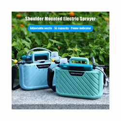 5 L Powerful Electric Sprayer Electric Sprayer with 2 Mist Nozzles USB Rechargeable Electric Garden Sprayer for Orchard - Green