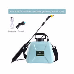 5L Electric Sprayer USB Rechargeable Automatic Atomizing Plant Sprayer Bottle Sprinkler Car Wash Plant Watering Can for - Blu ...
