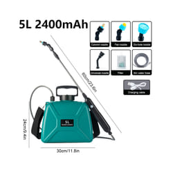 Shoulder-Type Electric Pesticide Sprayer 5L/8L 1800mAh/ Spray Garden Power Tool Comes With Bucket USB Charging - Set R