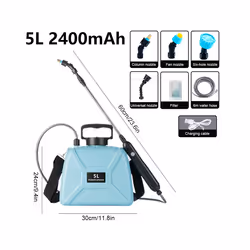 Shoulder-Type Electric Pesticide Sprayer 5L/8L 1800mAh/ Spray Garden Power Tool Comes With Bucket USB Charging - Set P