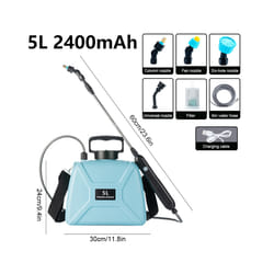 Shoulder-Type Electric Pesticide Sprayer 5L/8L 1800mAh/ Spray Garden Power Tool Comes With Bucket USB Charging - Set P