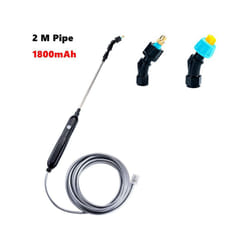 Portable Electric Sprayer atering Spray Irrigation Tool USB Rechargeable Telescopic Handle withfor Plant Irrigation - 2 nozzles  2 meter