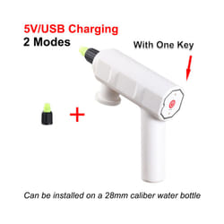 Electric Plant Sprayer USB Rechargeable Automatic Watering Fogger 2 Spray Modes Electric Garden Sprayer Home Garden Cleaning - one key set C