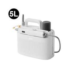 5L Garden Courtyard Electric Water Spray Type-C Charging 2200mAh Lithium Battery Household Garden Watering Flowers Spray - White