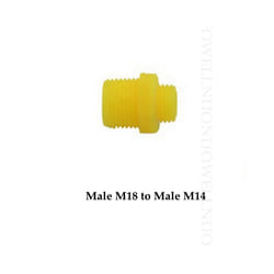 Sprayer Nozzle Gun Adapter Thread Connector Nozzle Fittings Garden Dedust, - M18 to M14