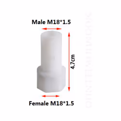 Sprayer Nozzle Gun Adapter Thread Connector Nozzle Fittings Garden Dedust, - M18 to F18