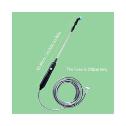 Battery Powered Sprayer Wand Electric Sprayer 1500mh 3 Types Of NozzleWatering Can With Spray Automatic Garden Plant Mister - 1500mAh basic single