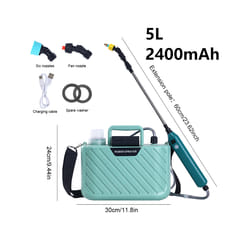 Shoulder-Type Electric Pesticide Sprayer 5L/8L 1800mAh/ Spray Garden Power Tool Comes With Bucket USB Charging - Set M