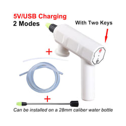 Electric Plant Sprayer USB Rechargeable Automatic Watering Fogger 2 Spray Modes Electric Garden Sprayer Home Garden Cleaning - two keys set B
