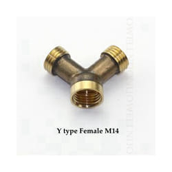 Sprayer Nozzle Gun Adapter Thread Connector Nozzle Fittings Garden Dedust, - Y Connector