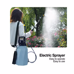5L Electric Plant Sprayer Multipurpose Irrigation Sprinkler USB Rechargeable Adjustable Garden Irrigation Spray - 1L 1000mAH Green