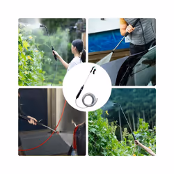 Battery Powered Sprayer Wand Electric Sprayer 1500mh 3 Types Of NozzleWatering Can With Spray Automatic Garden Plant Mister - 1800mAh standard dou