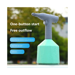 1L Electric Garden Sprayer Automatic Plant Mister Spray Bottle For House Flower Indoor Handheld Watering Can Wireless Water - Green