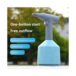1L Electric Garden Sprayer Automatic Plant Mister Spray Bottle For House Flower Indoor Handheld Watering Can Wireless Water - Blue