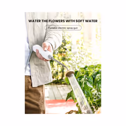 Portable Electric Gardening Sprayer Irrigation Tool Watering Spray Wand Rechargeable Battery Garden Sprayer Plant Mister - 5M Set