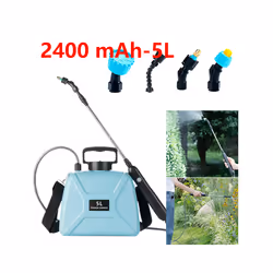 Portable Electric Sprayer atering Spray Irrigation Tool USB Rechargeable Telescopic Handle withfor Plant Irrigation - 5L-Blue ...