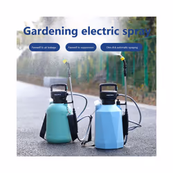 5L Electric Sprayer Rechargeable Automatic Atomization Plant Sprayer Gardening Irrigation Sprinkler Shoulder Type Watering - E Sprayer